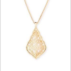 Kendra Scott Gold Long Pendant Necklace in Gold